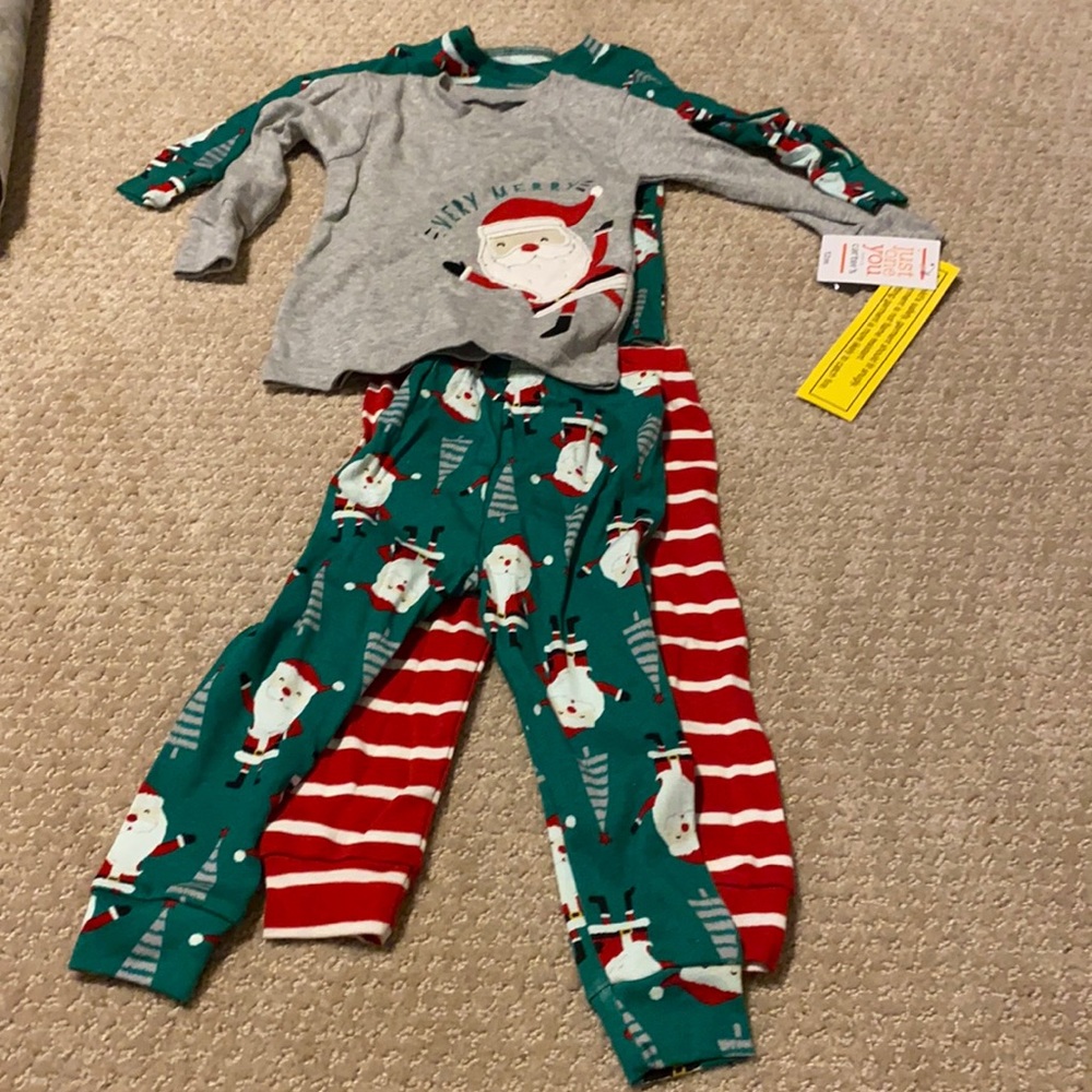 Caters just one you 12M Santa jammies 🎅
